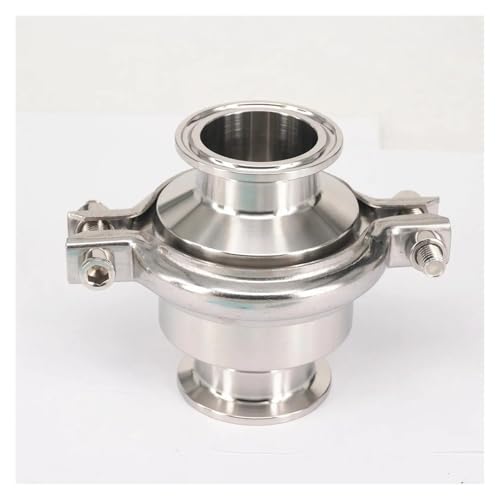 Fit 38mm 1-1/2" Pipe OD x 1.5" Tri Clamp Ferrule OD 50.5mm 304 Stainless Check Valve One Way Non-return Brew Wine Beer von WHRLQXM