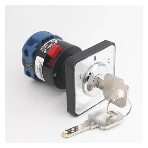 LW26-20/1S4 Change-over Cam Switch With Lock Key electronic starter Reversing Automatic Misoperation Prevention 20A von WHRLQXM