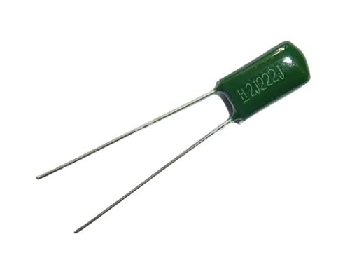 WHRLQXM 10pcs Mylar Film Capacitor 630V 2J222J 2200pF 2.2nF 2J222 5% Polyester Film Capacitor von WHRLQXM