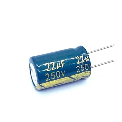 WHRLQXM 200pcs 300Pcs/lot High Frequency Low impedance 250V 22Uf Aluminum electrolytic Capacitor Size 10 * 17 22Uf 20%(300pcs) von WHRLQXM