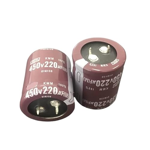 WHRLQXM 2pcs 220uF 450V NCC KMM Series 30x35mm 450V220uF PSU Aluminum Electrolytic Capacitor von WHRLQXM