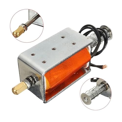 WHRLQXM 35mm Long-Stroke Strong Push-Pull Solenoid DC 12V Electronic Starter Open Frame Linear Electromagnetic Electronic Starter von WHRLQXM