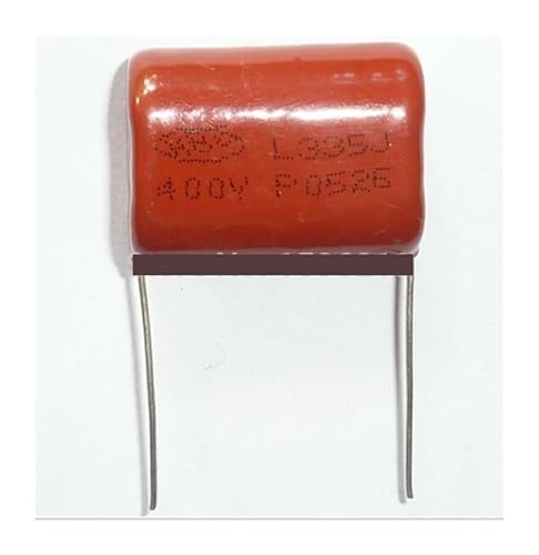WHRLQXM 50pcs CBB Capacitor 335 400V 335J 3.3uF 3300nF P26 CBB21 Metallized Polypropylene Film Capacitor von WHRLQXM