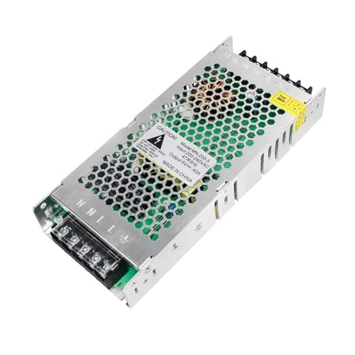 WHRLQXM 5V 40A LED Power Supply Lighting Transformer 200W Led Driver Adapter for WS2812B WS2813 WS2801 SK6812 SK9822 Strip AC200-240V WHRLQXM 5V 40A LED Power Supply Lighting Transformer 200W Led Driver Adapter for WS2812B WS2813 WS2801 SK6812 SK9822 Strip AC200-240V von WHRLQXM