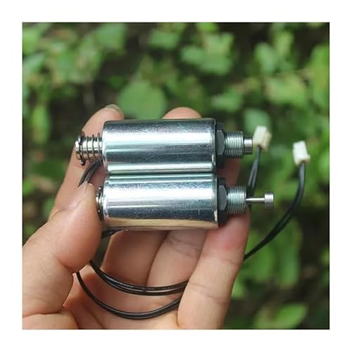 WHRLQXM DC 12V 19mm Diameter Cylinder Solenoid Electromagnet Push Pull Through Type Magnet Strong Suction Switch 6mm Stroke von WHRLQXM