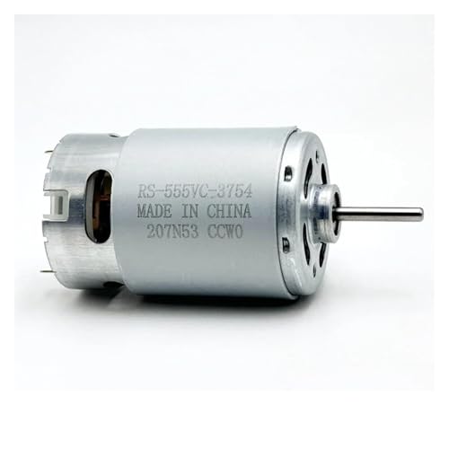 WHRLQXM RS-555VC-3754 Carbon Brush Electronic Starter DC 6V 12V 24V 9000RPM Large Torque Long Shaft for Garden Tools von WHRLQXM