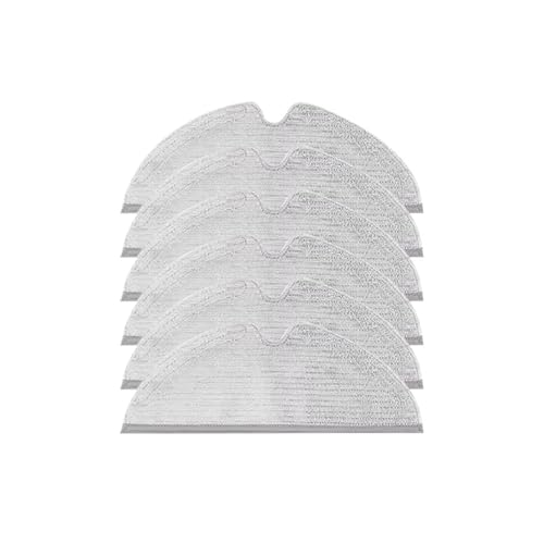 , Wassertank 1/2 S5 S50 S51 S55 S6 S60 S65 E25 E35 E20 C10 T4 T6, Kompatibel for Xiaomi, Staubsauger Wassertank Filter Mopp Tuch Teile(6PCS) von WHTRPOG