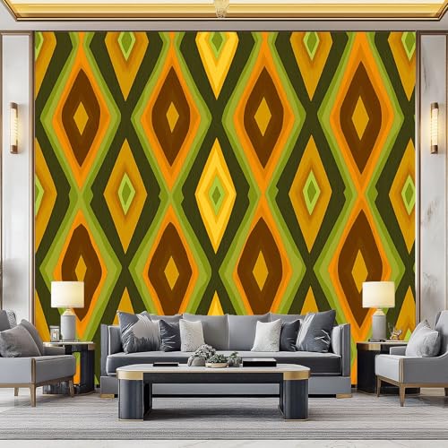 WHUOEUCO 3D Foto Tapete Abstrakte Rautengeometrie 300x210 cm Motivtapeten Wandbild Vlies Fototapete Poster Wandtapete, für Schlafzimmer Wohnzimmer TV-Hintergrund Wanddeko WHUOEUCO 3D Foto Tapete Abstrakte Rautengeometrie 300x210 cm Motivtapeten Wandbild Vlies Fototapete Poster Wandtapete, für Schlafzimmer Wohnzimmer TV-Hintergrund Wanddeko von WHUOEUCO