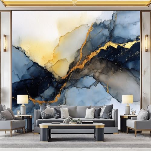 WHUOEUCO 3D Foto Tapete Abstrakter Marmor 500x280 cm Motivtapeten Wandbild Vlies Fototapete Poster Wandtapete, für Schlafzimmer Wohnzimmer TV-Hintergrund Wanddeko WHUOEUCO 3D Foto Tapete Abstrakter Marmor 500x280 cm Motivtapeten Wandbild Vlies Fototapete Poster Wandtapete, für Schlafzimmer Wohnzimmer TV-Hintergrund Wanddeko von WHUOEUCO