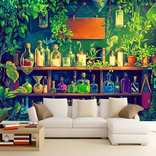 WHUOEUCO 3D Foto Tapete Alchemistische Chemikalien 500x280 cm Motivtapeten Wandbild Vlies Fototapete Poster Wandtapete, für Schlafzimmer Wohnzimmer TV-Hintergrund Wanddeko WHUOEUCO 3D Foto Tapete Alchemistische Chemikalien 500x280 cm Motivtapeten Wandbild Vlies Fototapete Poster Wandtapete, für Schlafzimmer Wohnzimmer TV-Hintergrund Wanddeko von WHUOEUCO