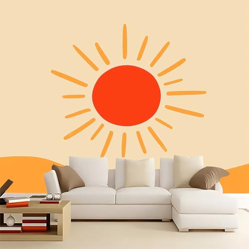 WHUOEUCO 3D Foto Tapete Beige Sonne 350x256 cm Motivtapeten Wandbild Vlies Fototapete Poster Wandtapete, für Schlafzimmer Wohnzimmer TV-Hintergrund Wanddeko WHUOEUCO 3D Foto Tapete Beige Sonne 350x256 cm Motivtapeten Wandbild Vlies Fototapete Poster Wandtapete, für Schlafzimmer Wohnzimmer TV-Hintergrund Wanddeko von WHUOEUCO