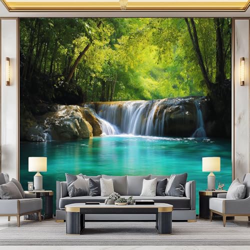 WHUOEUCO 3D Foto Tapete Dschungel-Flusslandschaft 200x140 cm Motivtapeten Wandbild Vlies Fototapete Poster Wandtapete, für Schlafzimmer Wohnzimmer TV-Hintergrund Wanddeko WHUOEUCO 3D Foto Tapete Dschungel-Flusslandschaft 200x140 cm Motivtapeten Wandbild Vlies Fototapete Poster Wandtapete, für Schlafzimmer Wohnzimmer TV-Hintergrund Wanddeko von WHUOEUCO