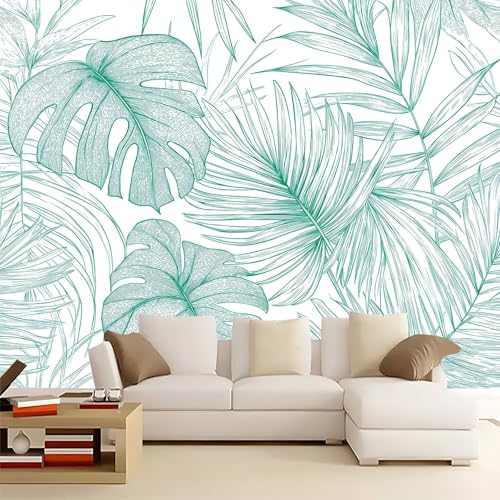 WHUOEUCO 3D Foto Tapete Hellgrüne Palmblätter 400x280 cm Motivtapeten Wandbild Vlies Fototapete Poster Wandtapete, für Schlafzimmer Wohnzimmer TV-Hintergrund Wanddeko WHUOEUCO 3D Foto Tapete Hellgrüne Palmblätter 400x280 cm Motivtapeten Wandbild Vlies Fototapete Poster Wandtapete, für Schlafzimmer Wohnzimmer TV-Hintergrund Wanddeko von WHUOEUCO