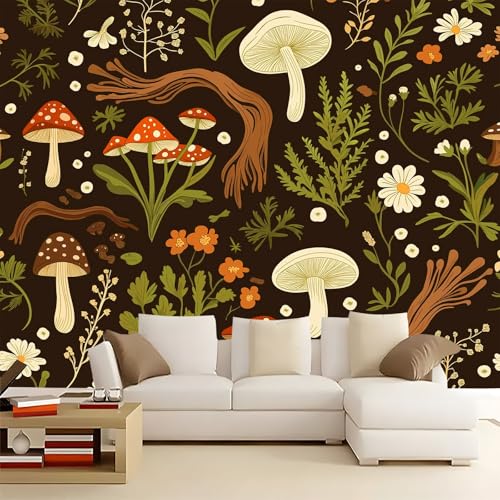 WHUOEUCO 3D Foto Tapete Pilzpflanzen 350x256 cm Motivtapeten Wandbild Vlies Fototapete Poster Wandtapete, für Schlafzimmer Wohnzimmer TV-Hintergrund Wanddeko WHUOEUCO 3D Foto Tapete Pilzpflanzen 350x256 cm Motivtapeten Wandbild Vlies Fototapete Poster Wandtapete, für Schlafzimmer Wohnzimmer TV-Hintergrund Wanddeko von WHUOEUCO