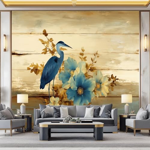 WHUOEUCO 3D Foto Tapete Retro-Blumenholzbrett 250x175 cm Motivtapeten Wandbild Vlies Fototapete Poster Wandtapete, für Schlafzimmer Wohnzimmer TV-Hintergrund Wanddeko WHUOEUCO 3D Foto Tapete Retro-Blumenholzbrett 250x175 cm Motivtapeten Wandbild Vlies Fototapete Poster Wandtapete, für Schlafzimmer Wohnzimmer TV-Hintergrund Wanddeko von WHUOEUCO