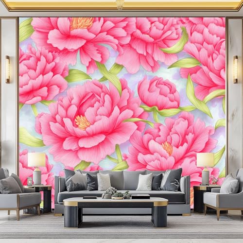 WHUOEUCO 3D Foto Tapete Rosa Pfingstrosenblüten 200x140 cm Motivtapeten Wandbild Vlies Fototapete Poster Wandtapete, für Schlafzimmer Wohnzimmer TV-Hintergrund Wanddeko WHUOEUCO 3D Foto Tapete Rosa Pfingstrosenblüten 200x140 cm Motivtapeten Wandbild Vlies Fototapete Poster Wandtapete, für Schlafzimmer Wohnzimmer TV-Hintergrund Wanddeko von WHUOEUCO