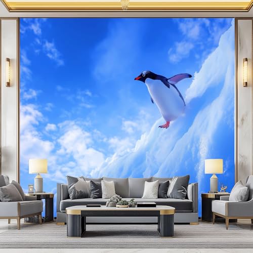 WHUOEUCO 3D Foto Tapete Tier Pinguin 350x256 cm Motivtapeten Wandbild Vlies Fototapete Poster Wandtapete, für Schlafzimmer Wohnzimmer TV-Hintergrund Wanddeko WHUOEUCO 3D Foto Tapete Tier Pinguin 350x256 cm Motivtapeten Wandbild Vlies Fototapete Poster Wandtapete, für Schlafzimmer Wohnzimmer TV-Hintergrund Wanddeko von WHUOEUCO