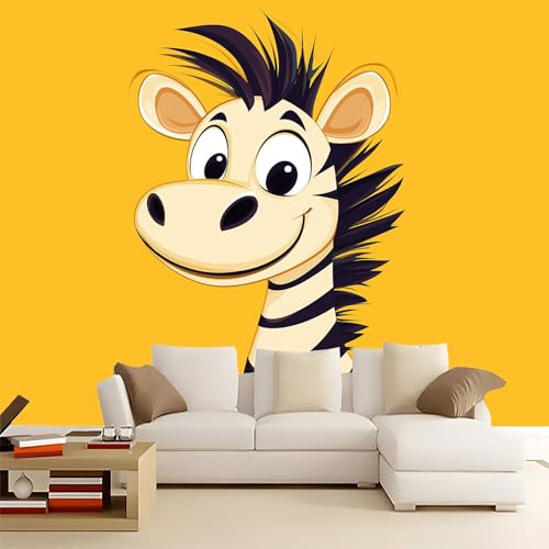 WHUOEUCO 3D Foto Tapete Zeichentricktier Zebra 500x280 cm Motivtapeten Wandbild Vlies Fototapete Poster Wandtapete, für Schlafzimmer Wohnzimmer TV-Hintergrund Wanddeko WHUOEUCO 3D Foto Tapete Zeichentricktier Zebra 500x280 cm Motivtapeten Wandbild Vlies Fototapete Poster Wandtapete, für Schlafzimmer Wohnzimmer TV-Hintergrund Wanddeko von WHUOEUCO