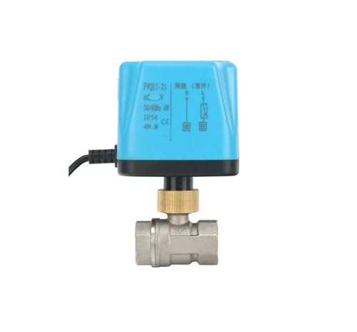 1/2" Edelstahl-Kugelhahn, normalerweise geschlossen, 220 V, 12 V, 24 V, 2-Draht-Kugelhahn(110VAC,Normally Closed) von WHVAVFQI