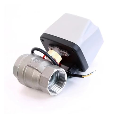 1-1/4" Edelstahl IP65 Wasserdichter elektrischer Kugelhahn 220V 12V 24V 3-Draht 2 Steuerung Messing Kugelhahn(24VDC) von WHVAVFQI