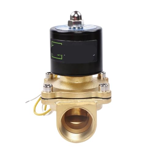 1 STÜCKE 1/2 "3/4" 1 "messing elektrisches magnetventil 24 V 12 V DC 24 V 220 V AC G BSP gewinde normalerweise geschlossen luft wasser öl(DC 24V,0.5 Inch) von WHVAVFQI