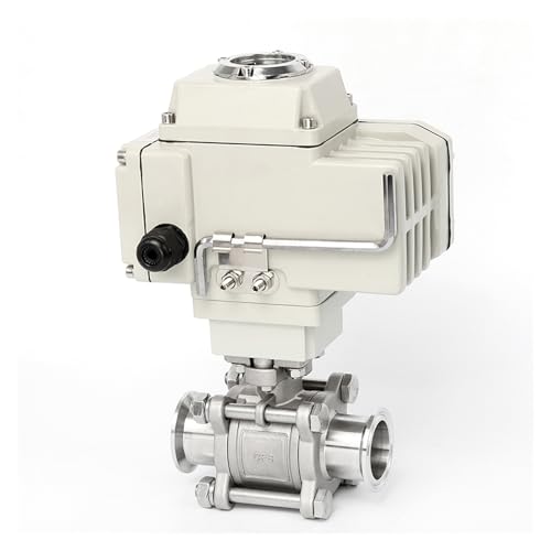 1 STÜCKE DN25 Φ32 edelstahl hohe plattform elektrische kugelhahn 220VAC clamp typ elektrische kugelhahn(220VAC) von WHVAVFQI