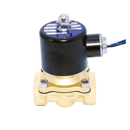 1 STÜCKE messing direktwirkenden normalerweise geschlossen 1/2 "3/4" 1 "wasser magnetventil AC220V DC12V/24V elektrische ventil(220V AC,0.75 Inch) von WHVAVFQI