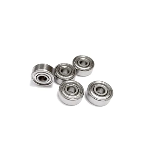 10 STK/2 STK Edelstahllager SMR84 4 * 8 * 3, SMR83 3 * 8 * 3, SMR74 4 * 7 * 2,5, SMR63 3 * 6 * 2,5, SMR62 2 * 6 * 2,5, SMR52 2 * 5 * 2,5 mm (Farbe: 2 Stück, S(10pcs,SMR84ZZ 4x8x3mm) von WHVAVFQI