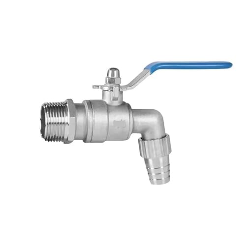304 Edelstahl Wasserhahn Kugelhahn Wasserleitung Sanitär Auslass Ablassventil Schalter 4 Minuten 6 Minuten 1 Zoll(1 Inch) von WHVAVFQI