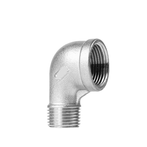304 stainless steel variable diameter inner and outer wire elbow 90 degree reducing elbow variable diameter large and small head connector 4 minutes to 6 minutes 1 inch(G3/4 inside*G1/2 outside) von WHVAVFQI