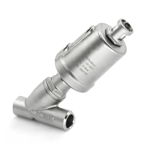 DN32 2/2-Wege-Schweiß-Schrägsitzventil, pneumatisch, mit Kunststoffantrieb und Edelstahl-Ventilkörper(Single Acting) von WHVAVFQI