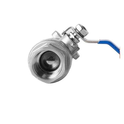 Hochleistungs-Kugelhahn aus Edelstahl 304, druckfest, Heizungswasserleitung, Innendrahtventilschalter, 6/4 Punkte(1.5 Inch) von WHVAVFQI