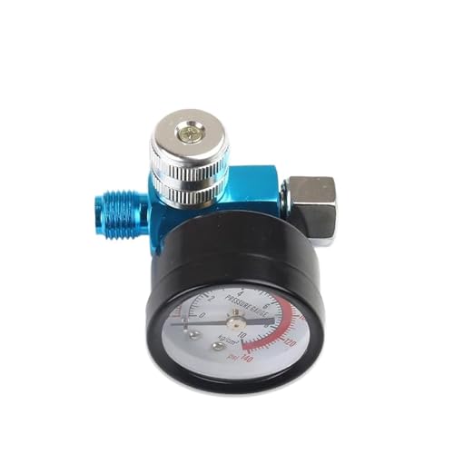WHVAVFQI 1/5 stück Euro Kompressor Spritzpistole Werkzeug Druck Teile 1/4 Zoll Öl Wasser Separator luftfilter Feuchtigkeit Falle(1 Pcs,Regulator) von WHVAVFQI