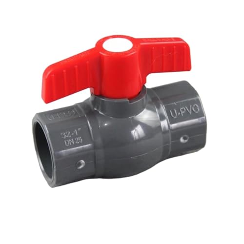 WHVAVFQI 1Pcs I.D20/25/32/40/50mm PVC Ball Ventil Aquarium Aquarium Rohr Armaturen Garten Hause Bewässerung Wasser Versorgung Rohr Anschluss von WHVAVFQI