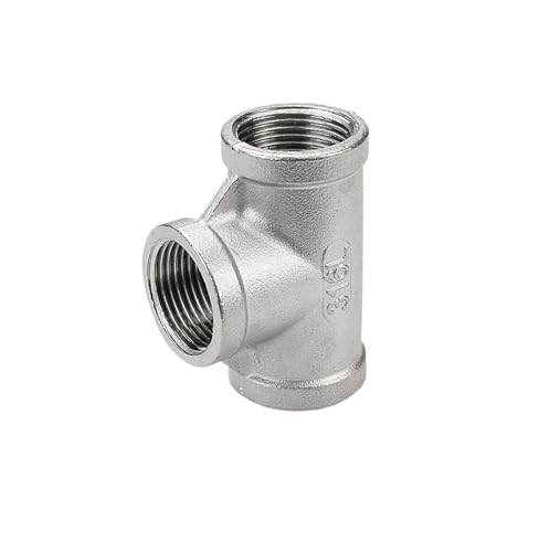 WHVAVFQI 316L Stainless Steel internal Thread Tee Stainless Steel Thread Buckle Tee Stainless Steel internal Thread Tee 4 Minutes 6 Minutes 1 inch(G1/4) von WHVAVFQI
