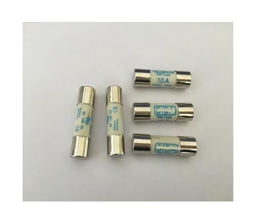 WHVAVFQI 5 Stück/Lot 10 mm x 38 mm 10 Ampere 10 A 1 Ampere 1 A 1000 V Sicherung 10 x 38 mm(1000V 10A) von WHVAVFQI