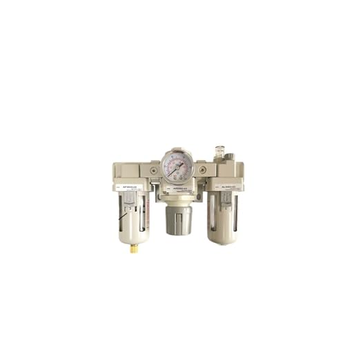 WHVAVFQI Druckregler Manometer Luftkompressorfilter Öl-Wasser-Abscheider Wasserfilter AC5000-06 AC5000-10(Copper AC5000-10) von WHVAVFQI