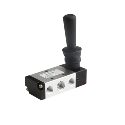 WHVAVFQI Manuelles Zylindersteuerventil 4H210-08 4H310-10 pneumatisches fünf-Wege-Ventil mit zwei Positionen (12 Stück 4h310-10, mit 6 mm Fittingen) von WHVAVFQI