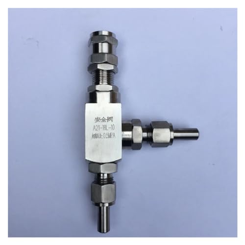 WHVAVFQI Sicherheitsventil mit Dichtungskartenschale, Sicherheitsventil, Schweißventil, A94w, Edelstahl-Gewindeventil, A24w von WHVAVFQI