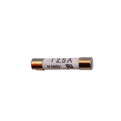 WHVAVFQI Sicherung 189140 7006565 189140 T1A T6,3A T2,5A 10A 4A 2A 8A T2,5A H 500V 6x32mm Sicherungsrohr 1STK(T2.5A) von WHVAVFQI