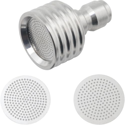 WHYHKJ 1 Set 1/4 Schnellanschluss Hochdruck-Reinigungskopf Reifenwaschwasserpistole 0,4 mm kleine Blumen-Sprühdüse 0,3 0,5 mm Sprühblätter für Pflanzenbewässerung Gemüsebewässerung WHYHKJ 1 Set 1/4 Schnellanschluss Hochdruck-Reinigungskopf Reifenwaschwasserpistole 0,4 mm kleine Blumen-Sprühdüse 0,3 0,5 mm Sprühblätter für Pflanzenbewässerung Gemüsebewässerung von WHYHKJ
