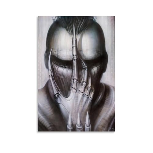 WHYUOH Biomechanisches Kunstposter für H.R. Giger, Poster, Leinwand, Wandkunst, Heimdekoration, Malerei, dekorative Poster für Wohnzimmer, Schlafzimmer, 60 x 90 cm, ungerahmter Stil WHYUOH Biomechanisches Kunstposter für H.R. Giger, Poster, Leinwand, Wandkunst, Heimdekoration, Malerei, dekorative Poster für Wohnzimmer, Schlafzimmer, 60 x 90 cm, ungerahmter Stil von WHYUOH