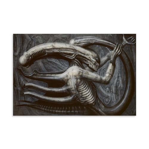 WHYUOH Necronom IV Poster für H.R. Giger, Poster, Leinwand, Wandkunst, Heimdekoration, Gemälde, dekorative Poster für Wohnzimmer, Schlafzimmer, 60 x 90 cm, ungerahmter Stil WHYUOH Necronom IV Poster für H.R. Giger, Poster, Leinwand, Wandkunst, Heimdekoration, Gemälde, dekorative Poster für Wohnzimmer, Schlafzimmer, 60 x 90 cm, ungerahmter Stil von WHYUOH