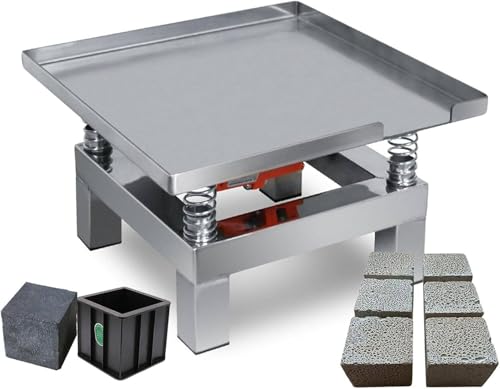 35CM/50CM Betonvibrationstisch, kleiner Betonvibrationstisch aus Edelstahl, Vibrationsplattform, Testblock-Vibrationsplattform,13.7 * 13.7inch von WHYYDSS