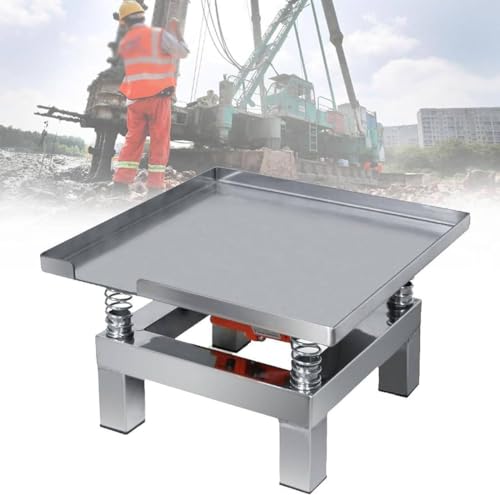 Betonvibrationstisch, 35 * 35 cm / 50 * 50 cm kleiner Vibrationsprüfstand, kleiner Vibrationsprüfstand, Mini-Vibrationstisch,13.7 * 13.7inch von WHYYDSS