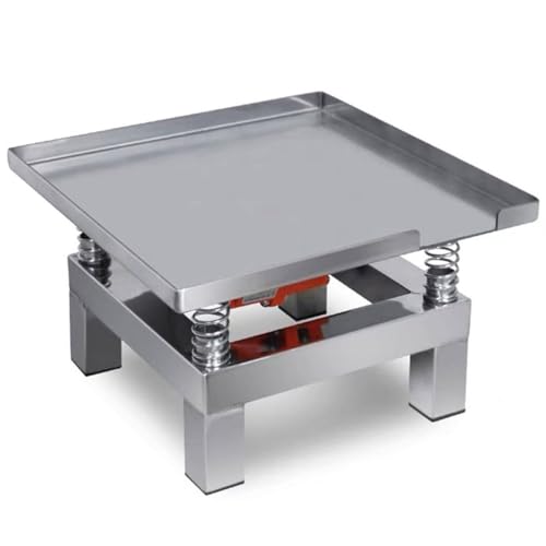 Mini-Vibrationstisch aus Edelstahl für Beton, Vibrationsprüfstand, Testblock-Vibrationsplattform für Formvibrationsformen, Testblock-Vibrationsplattform,13.7 * 13.7inch von WHYYDSS