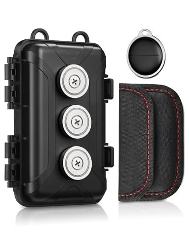 WHonor Magnetischer Schlüsselhalter unter dem Auto, magnetischer Schlüsselkasten Schlüsselverstecker, verstecken Sie einen Schlüssel Magnethalter, wasserdichter versteckter Schlüsselhalter WHonor Magnetischer Schlüsselhalter unter dem Auto, magnetischer Schlüsselkasten Schlüsselverstecker, verstecken Sie einen Schlüssel Magnethalter, wasserdichter versteckter Schlüsselhalter von WHonor