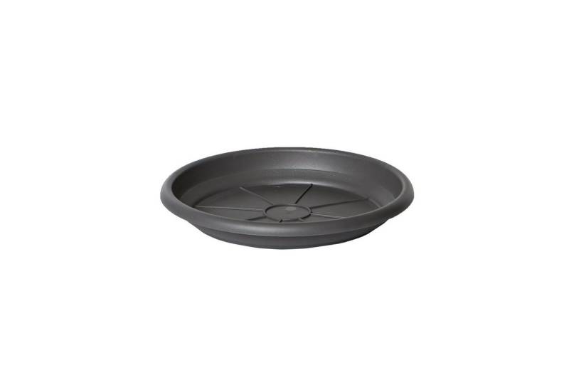 WIBO Kunststofftechnik GmbH Blumentopf Untersetzer Toscana - ø 34 cm - anthrazit von WIBO Kunststofftechnik GmbH