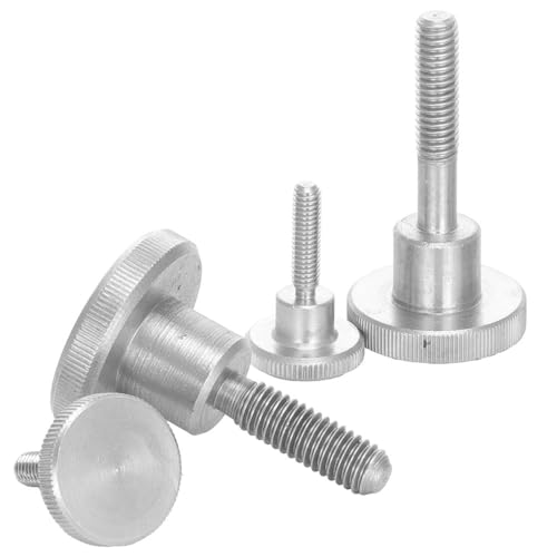 2 Stück Rändelschrauben M4x20 hohe Form Schrauben mit Griff DIN 464 Edelstahl A1 WIBTEC® von WIBTEC