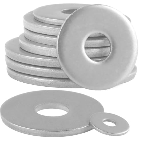 25 Stück Holzbauscheiben Rundloch M12 Edelstahl A2 Holzkonstruktionsscheiben (Form R) DIN 440 WIBTEC® von WIBTEC